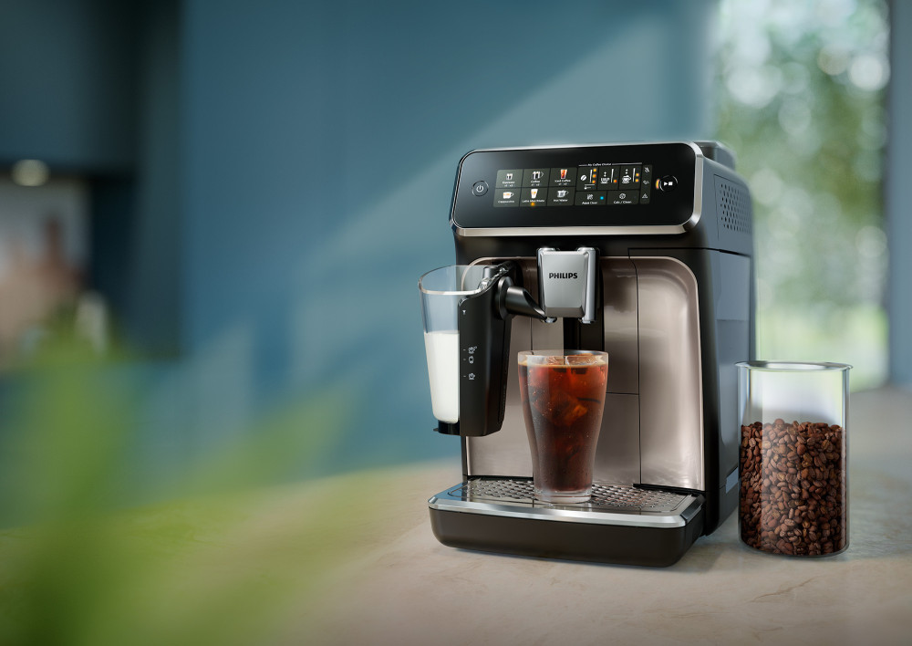 Quiet Mark Philips Fully Automatic Espresso Machine S3300 LatteGo